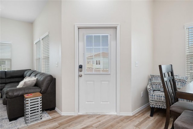 111 Great Chagos, Rockport, TX 78382 - entrance foyer featuring light wood-style floors and baseboards