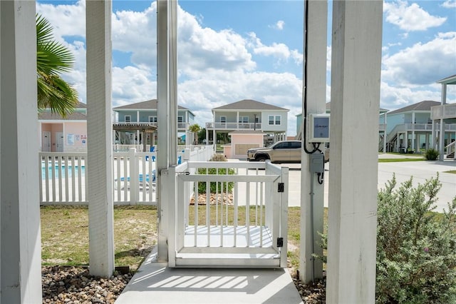 111 Great Chagos, Rockport, TX 78382 - doorway with a residential view and plenty of natural light