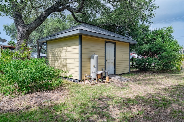 view of outdoor structure