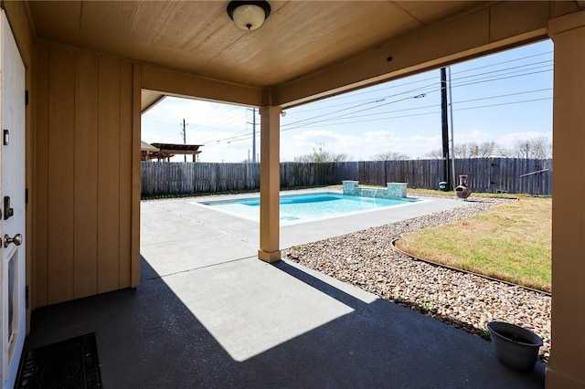 7717 Cattlemen Dr, Corpus Christi, TX 78414 - view of pool featuring a patio and a fenced backyard
