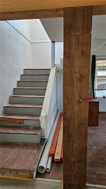 view of stairs