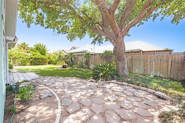 15658 Cumana Dr, Corpus Christi, TX 78418 - fenced backyard featuring a patio