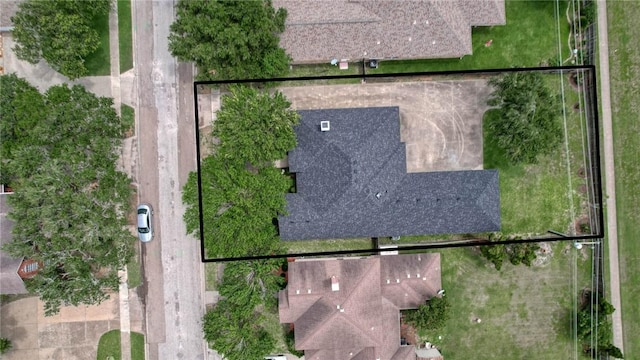 8006 Etienne Dr, Corpus Christi, TX 78414 - view from above of property with property boundaries highlighted