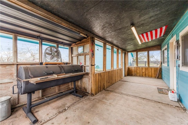 sunroom / solarium featuring a wealth of natural light