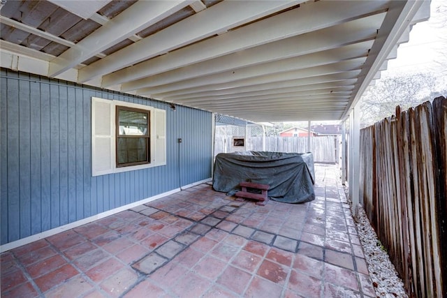 view of patio / terrace featuring grilling area