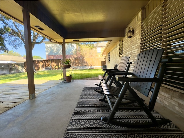 view of patio