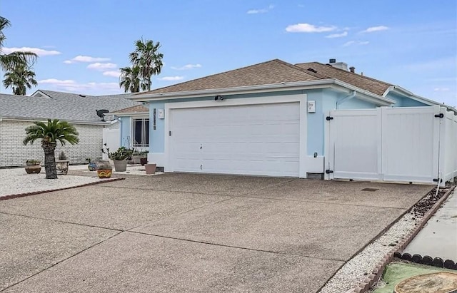 14877 Cobo De Bara, Corpus Christi, TX 78418 - ranch-style home featuring a garage and concrete driveway