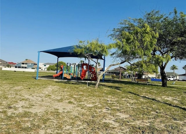 14877 Cobo De Bara, Corpus Christi, TX 78418 - community jungle gym featuring a lawn
