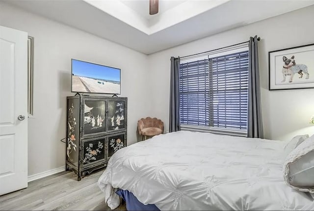 14877 Cobo De Bara, Corpus Christi, TX 78418 - bedroom featuring light wood finished floors and ceiling fan