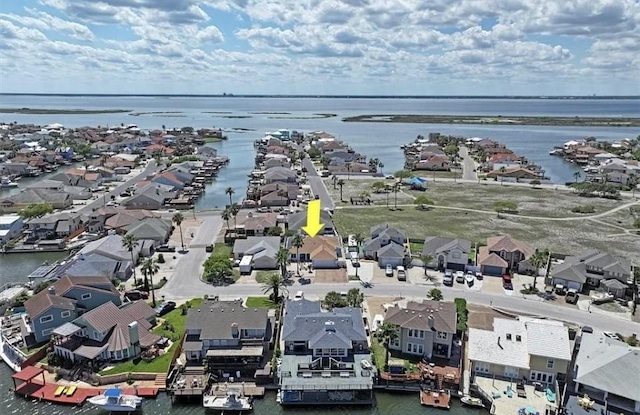 14877 Cobo De Bara, Corpus Christi, TX 78418 - aerial view of residential area featuring a large body of water