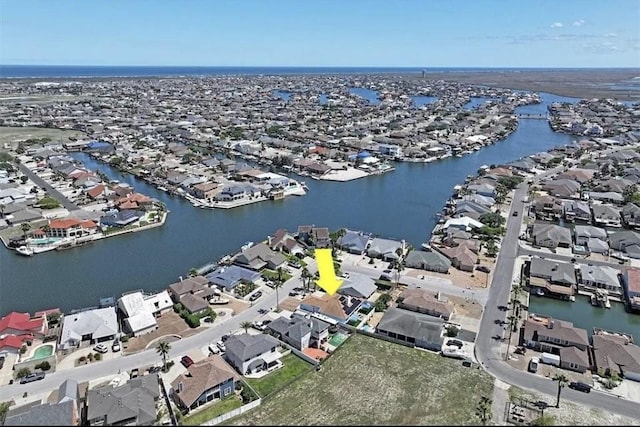 14877 Cobo De Bara, Corpus Christi, TX 78418 - aerial perspective of suburban area with a nearby body of water