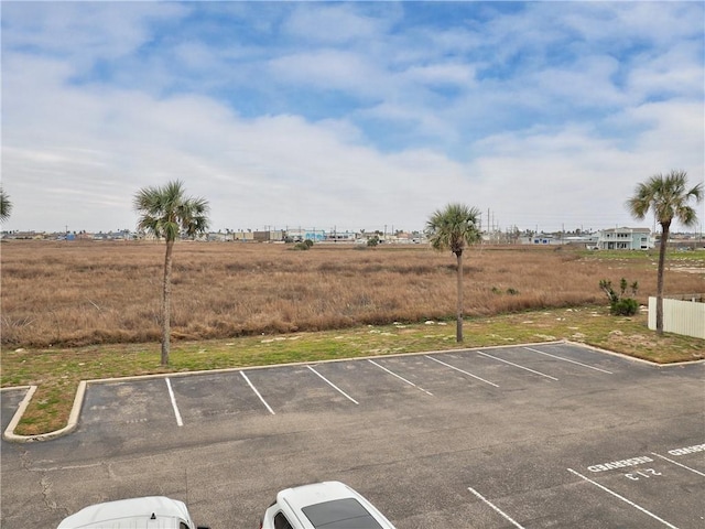 view of uncovered parking lot