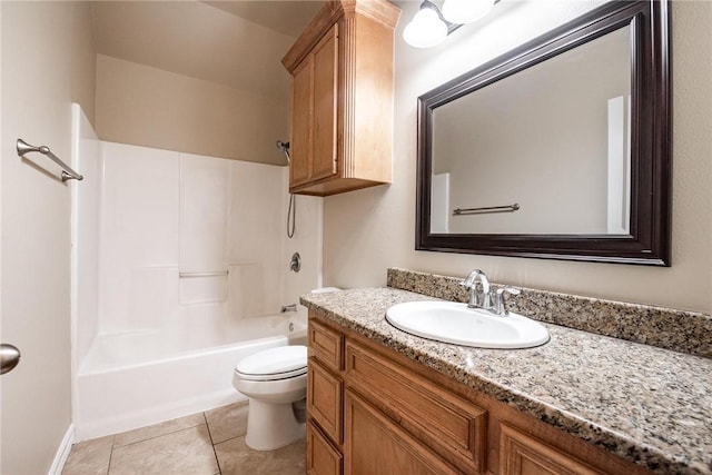 4376 Summer Wind Dr, Corpus Christi, TX 78413 - full bathroom featuring vanity, shower / washtub combination, and tile patterned flooring
