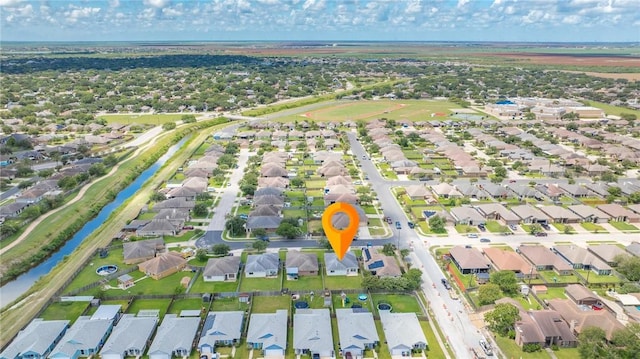 4376 Summer Wind Dr, Corpus Christi, TX 78413 - aerial view of property and surrounding area with nearby suburban area