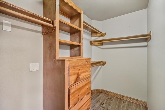 4376 Summer Wind Dr, Corpus Christi, TX 78413 - walk in closet featuring wood finished floors
