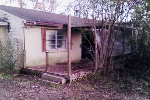 view of outbuilding