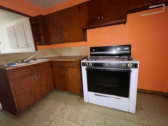 kitchen with gas range gas stove