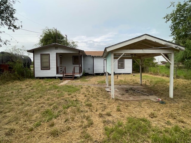 view of back of property