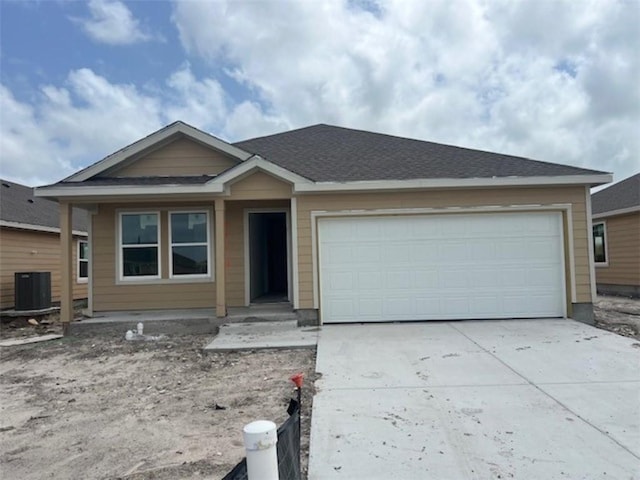 7929 Thor Dr, Corpus Christi, TX 78414 - view of front of house with concrete driveway and a garage