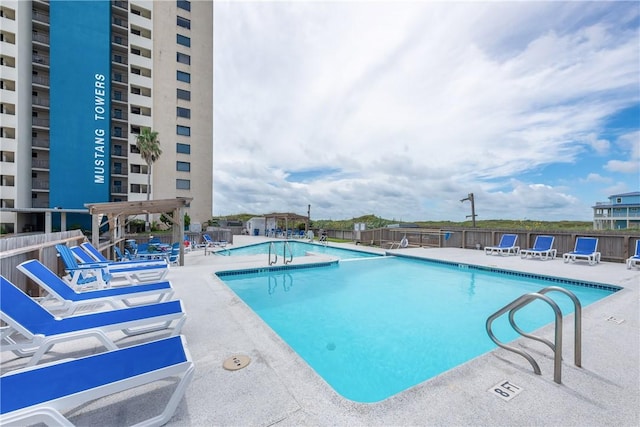 6109 State Highway 361 Unit 601, Port Aransas, TX 78373 - community pool with a patio area