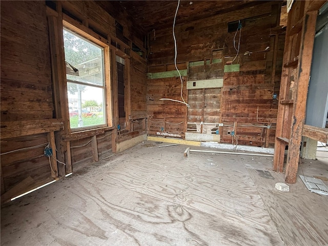 415 S Buchanan St, Beeville, TX 78102 - misc room featuring wood walls