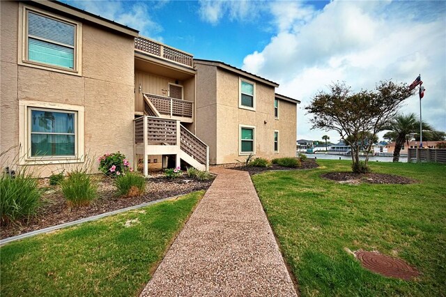 2516 Bayhouse Dr, Rockport, TX 78382 - view of property featuring stairway