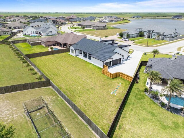 5402 Bonanza Dr, Corpus Christi, TX 78414 - aerial perspective of suburban area featuring a nearby body of water