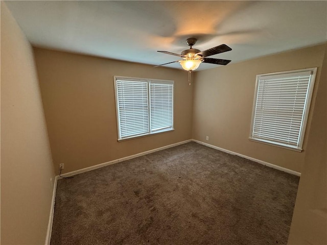 913 Clare Dr, Corpus Christi, TX 78412 - unfurnished room with ceiling fan and carpet flooring