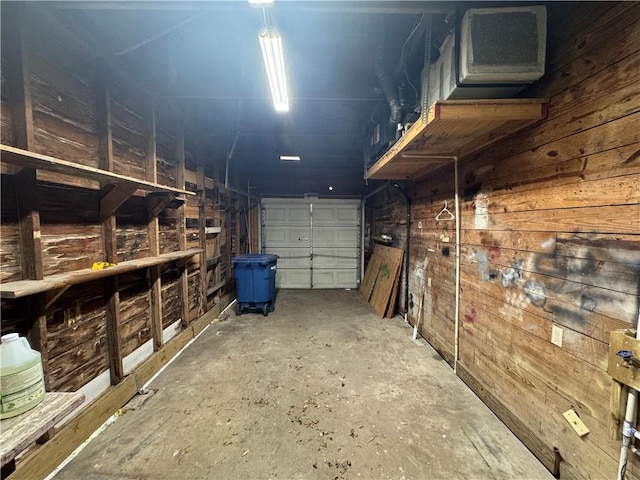 913 Clare Dr, Corpus Christi, TX 78412 - garage featuring wooden walls