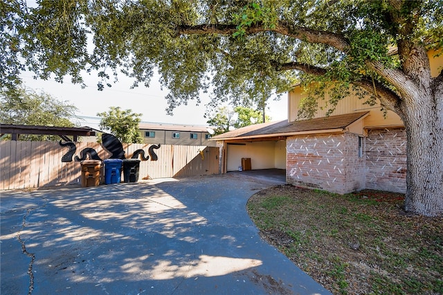 view of front of home