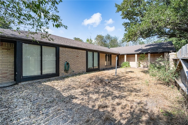 view of rear view of property