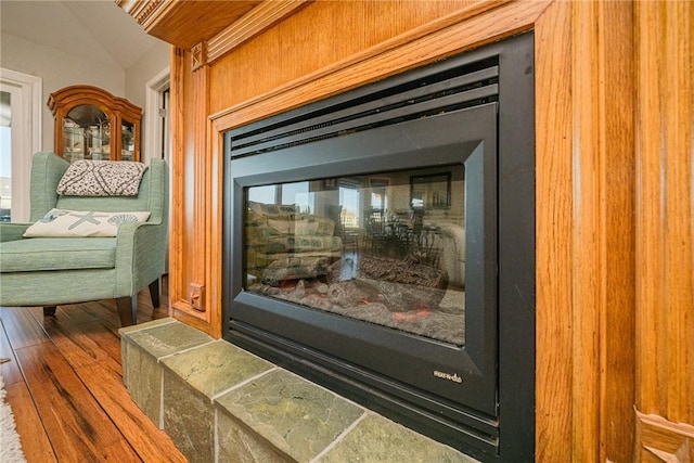 room details with wood-type flooring