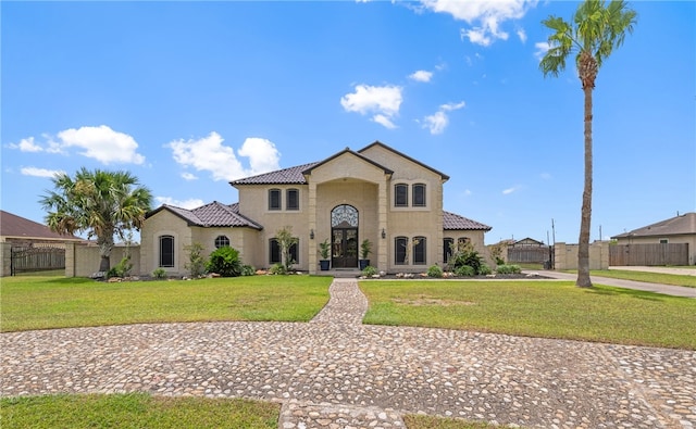 5413 King Trl, Corpus Christi, TX 78414 - mediterranean / spanish home with stucco siding and a tile roof