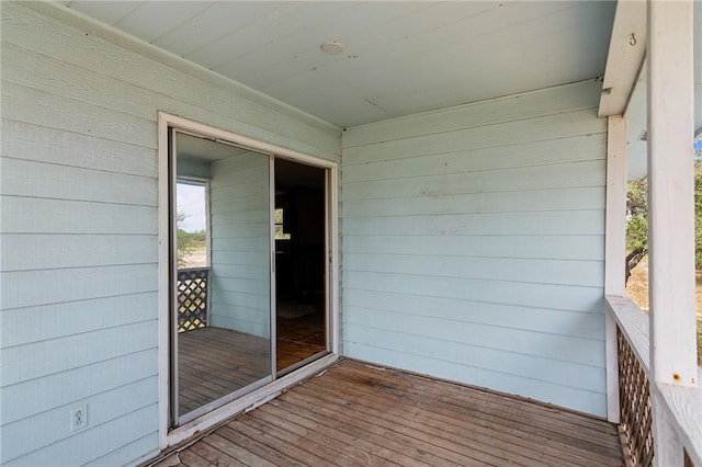 view of deck
