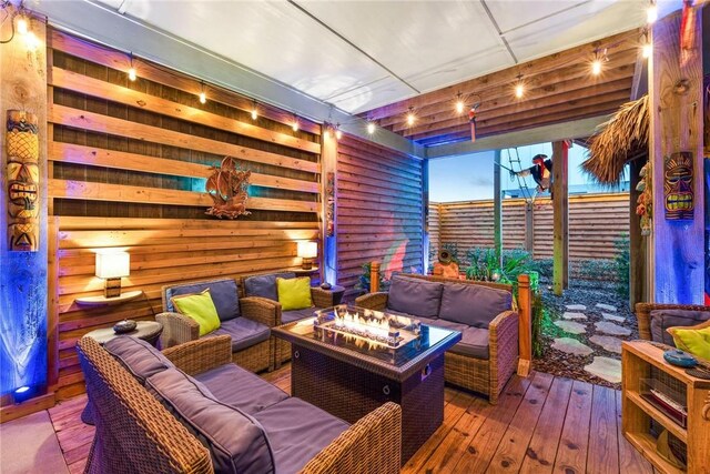 330 Paradise Pointe Dr, Port Aransas, TX 78373 - community lobby with wooden walls