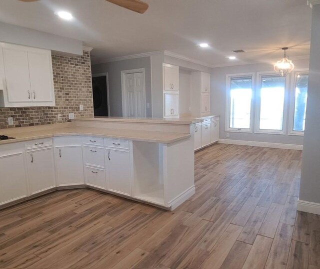 bathroom featuring hardwood / wood-style floors and vanity