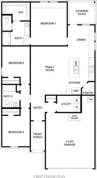 1201 Thames Chase Dr, Corpus Christi, TX 78415 - room layout
