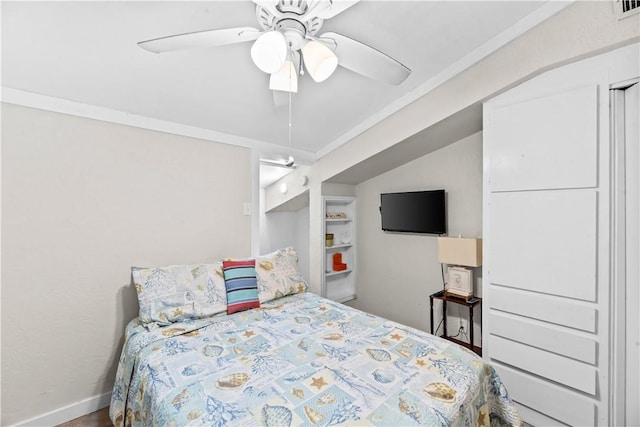 14300 S Padre Island Dr Unit 200, Corpus Christi, TX 78418 - bedroom with ceiling fan