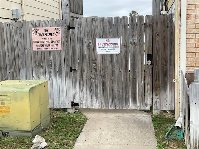 exterior view of fence