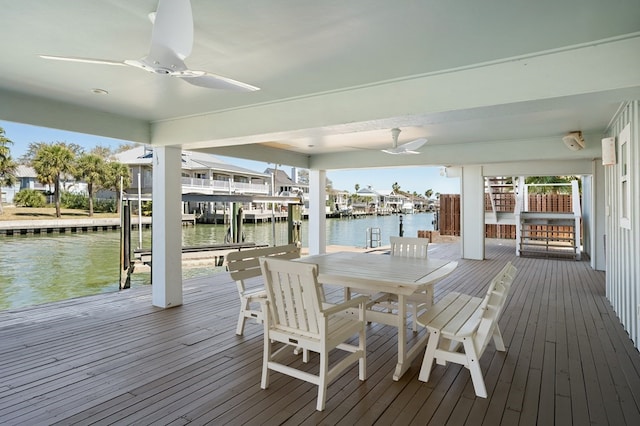 31 Bahama Dr, Rockport, TX 78382 - view of dock featuring boat lift and a water view