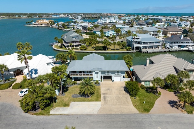 31 Bahama Dr, Rockport, TX 78382 - bird's eye view featuring a residential view and a water view