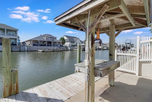 637 Pompano Dr, Aransas Pass, TX 78336 - dock with a water view and a residential view