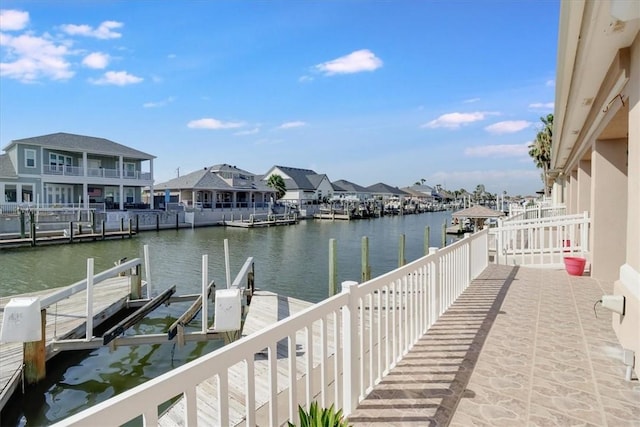 637 Pompano Dr, Aransas Pass, TX 78336 - dock with a water view, a residential view, and boat lift