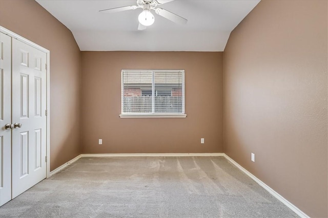 7206 Spanish Wood Dr, Corpus Christi, TX 78414 - unfurnished bedroom featuring baseboards, carpet, a closet, and ceiling fan