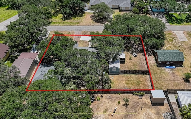 19 Estates Dr, Rockport, TX 78382 - aerial overview of property's location featuring property parcel outlined