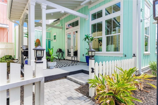 view of patio / terrace with french doors