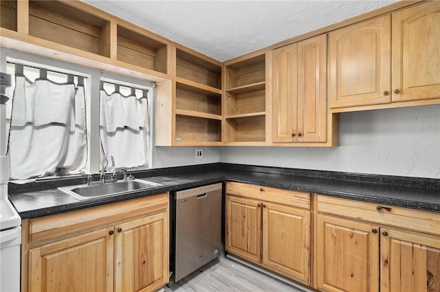 kitchen with sink and dishwasher