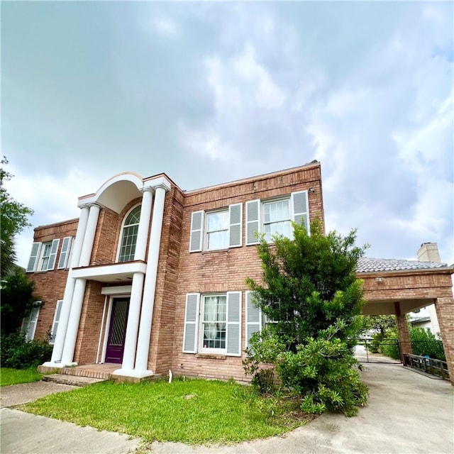 view of front of home