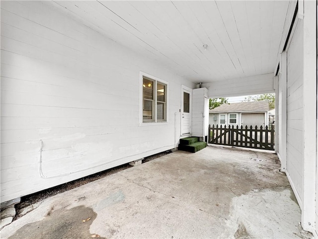 1245 Florida Ave, Corpus Christi, TX 78404 - view of patio with fence and entry steps