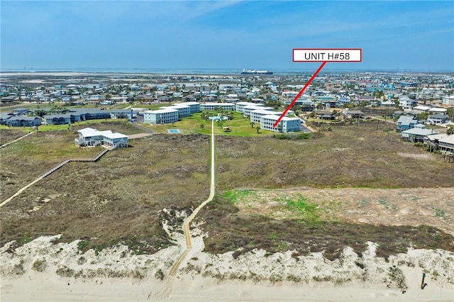 1107 E 11th St Unit H58, Port Aransas, TX 78373 - drone / aerial view
